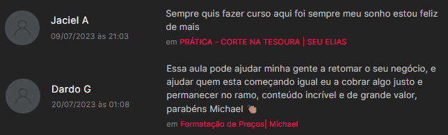 depoimentos barber day online